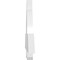 Ekena Millwork Ericson Architectural Grade PVC Gable Bracket, 72"W x 18"H x 2"D x 6"F, 6/12 Pitch GBP072X18X0206ERI00 - alternate 4